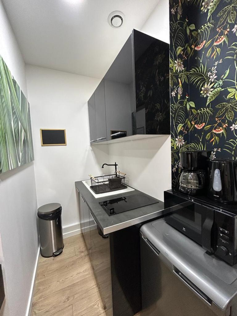 Stylish Modern Studio Apartment Paris Exteriör bild